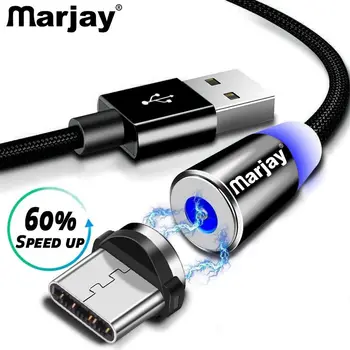Marjay Magnetinio USB C Tipo Kabelio 
