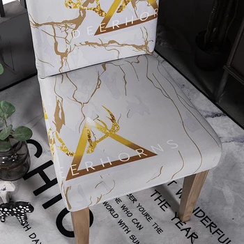 Marmuras balta vestuvinė kėdės apima valgomasis office pokylio kėdžių užvalkalai, elastinga medžiaga