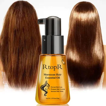 Maroko Plaukų Augimą eterinis Aliejus Kovos su Plaukų Slinkimas Produktas, 35ml Žalą Sausų Plaukų Priežiūros Slaugos eterinio Aliejaus Serumas Greitai Plaukų Augimą