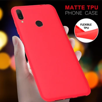 Matinis Minkšto Silikono TPU Case for Huawei Y7 Premjero Y9 2018 2019 Mate 10 20X P20 30 Pro Lite Už Garbę 7C Pro 8X Max 8C 10 9 Lite