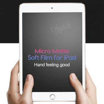 Matte Screen Protector for Apple iPad Pro 2 3 4 Oro 4 3 2 Tablet PET Plėvelė iPad 3 4 5 Anti Akinimo Matinio Filmas Ne Stiklo