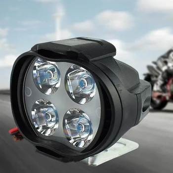 Mažas Energijos Suvartojimas 12W 12V Motociklo LED Priekiniai Tolimosios Šviesos Žibintai Prožektoriai, Žibintai, Motociklų Aksesuarai, Auto Dalys