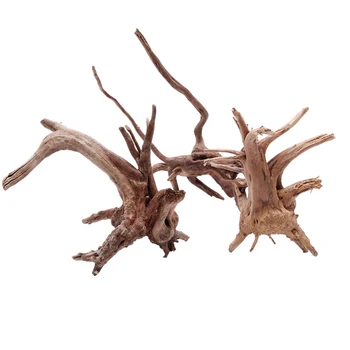 Mediena, Natūralaus Medžio Kamieno Driftwood Akvariumo Žuvų Bakas Augalų Apdailos Ornamentas-