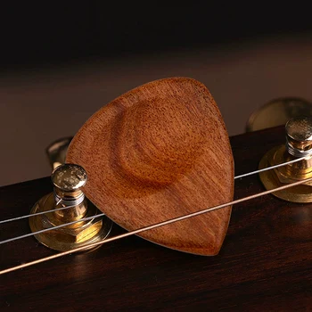 Medienos Akustinės Gitaros Pasiimti Plektras Širdį Formos Kirtikliai Bass Dalis