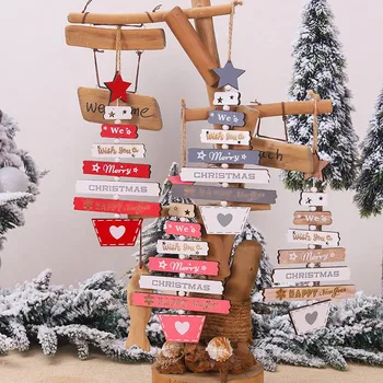 Mediniai Kalėdinė Dekoracija Namuose Kalėdų Eglutė Pakabukas Kalėdų Medžio Ornamentais Navidad Nauji metai 2020 Metai