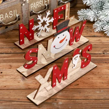 Mediniai Laišką, Kalėdų Senelis, Kalėdų Papuošalai Kalėdų Dekoracijas Namų Stalo Kalėdų Dovana Navidad Ofertas Noel Naujųjų Metų 2021