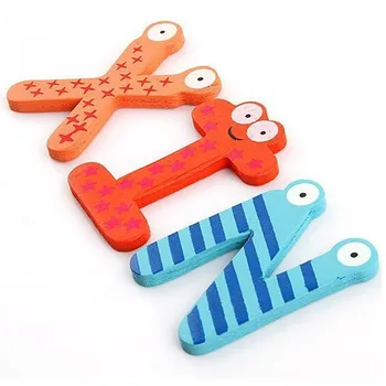 Mediniai Šaldytuvas Magnetas 26 Abėcėlės Žvalgybos Plėtros Žaislas Vaikams, Vaikų Magnetinis Lipdukas Klasės Biuro Lenta, Mini