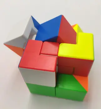 Meilong 3X3 Kubą, Kubas Sutvarstyta lėlių I II Stickerless Cubo Magico Pasukti Puzzle Švietimo Žaislas, Dovanų Idėjos Lašas Laivybos