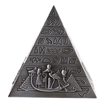Metalo Egipto Piramidės Statulėlės Pastato Statula Home Office 