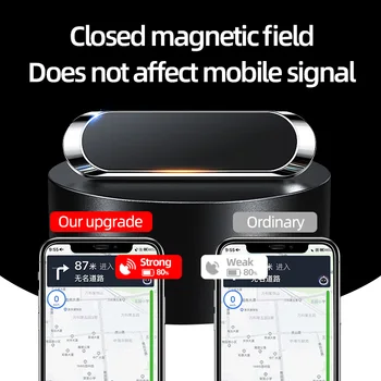 Metalo Magnetinių Telefono Laikiklis, Automobilinis Mini Magnetas Automobilinis Telefono laikiklis Montuoti Mobiliojo Paramos Universalus Stovas 