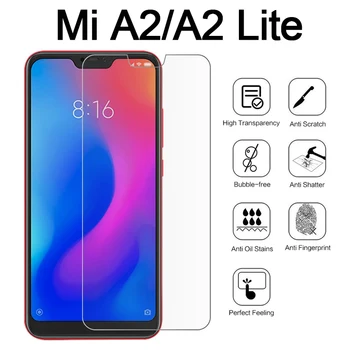 Mi A2 Apsauginis Stiklas Xiaomi A2 Lite A1 A3 5X 6X Screen Protector Dėl Ksiomi 1 2 3 A2Lite Mia1 Mia2 Mia3 9H Šarvai Grūdintas