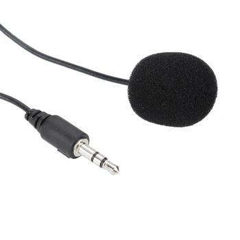 Mic Clip-on Atvartas Lavalier Microphone 3.5 mm Jack mic 