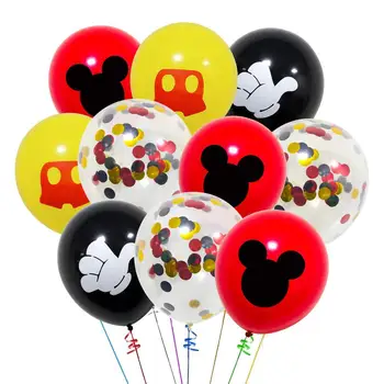 Mickey Mouse Šalies Stalo Šalies Reikmenys Vienkartiniai Indai Disney Vaikų Gimtadienio Dekoracijos Vaikams Popieriaus Plokštės
