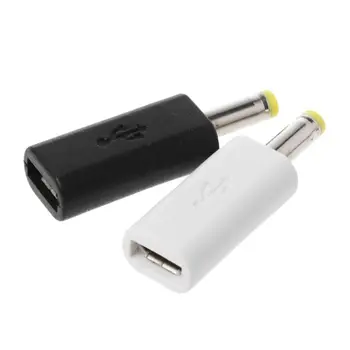 Micro USB Female Į DC 4.0x1.7mm Male Kištuko Lizdo Keitiklis Adapteris Krauti Sony PSP ir daugiau