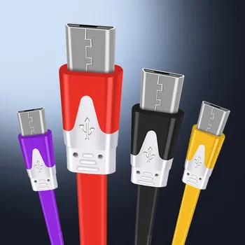 Micro USB Kabelis 5V2.4A Greito Įkrovimo Mobilųjį Telefoną, Micro USB, Įkroviklio Laidas Sumsung Galaxy S8 S9 Xiaomi 