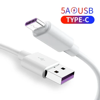 Micro USB Kabelis, USB-C Tipo-C Vielos 3A Greito Įkrovimo 