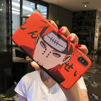 Mielas Japonijos Anime Naruto Akatsuki Skausmas Telefono dėklas skirtas IPhone 11 Pro X XS Max XR 7 8 Plus SE 2020 Animacinių filmų Minkštas Silicon Cover Coque