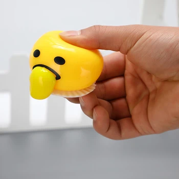 Mielas Kiaušinių Antistress Išspausti Žaislai Anti-stresas Suaugusiems Geltona Kiaušinių Jutimo Įtempių Žaislas Juokingas Visą Asmens Išspausti Žaislai