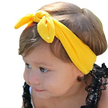 Mielas Kūdikis Vaikai Lankelis Laivapriekio Mergina Triušio Ausies Hairbands Mazgas Vaikai Rait Faixa Cabelo Para Bebe Accessoire Vaikų Lankelis