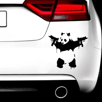 Mielas Panda Automobilių Lipdukas Juokingi Lipdukas Vinilo Decal Vandeniui Apdailos Reikmenys, Automobilių Decal