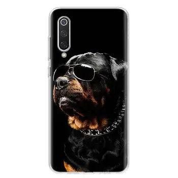 Mielas Rottweiler Šuo Telefoną Atveju Xiaomi Redmi Pastaba 9 8 7 7 7A 8A 6A S2 K20 K30 8T 9S MI 9 8 CC9 F1 Pro Mados Padengti Rubisafe