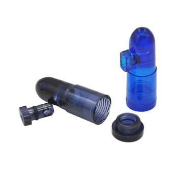 Mini 1pc Plastiko, Akrilo Uosti Balionėlis Kulka Raketų Snorter Sunff Tabletes Butelis Snorter Pasitelkimą
