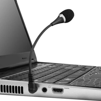 Mini 3,5 mm Jack Plug Laidinis Garso Mikrofonas Microfone Mic Kompiuterių Laptop Notebook 