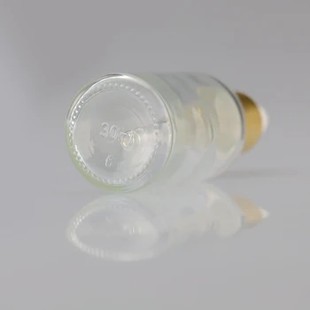 Mini 5 ml-100 ml Skaidraus Stiklo Reagento Skysčio Įpilama Tuščias Kosmetikos Butelis