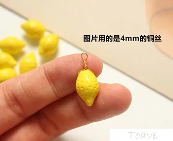 Mini citrina PASIDARYK pats auskarai, apyrankės medžiaga priedai pusėje skylė