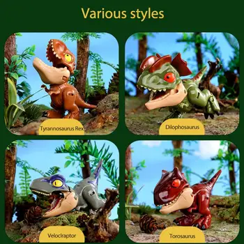 Mini Dinozaurų Modelio Vaikų Švietimo Žaislų Veiksmo ir Žaislas Duomenys Modelis Plytų Žaislai, Statyba Blokai Kolekcijos Modelis Blokuoti Žaislai