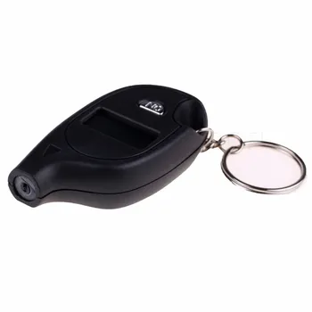 Mini Keychain LCD Skaitmeninis Automobilių Padangų Oro Slėgio Matuoklis, Auto Motociklo Bandymas Automobilių Padangų Metrų Testeris Priemonė Auto
