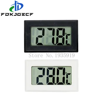 Mini LCD Skaitmeninis Termometras už Šaldiklio Temperatūra -50~110 laipsniu, Šaldytuvas, Šaldytuvo Termometras patalpoje lauko Zondas