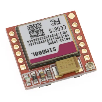 Mini Mažiausias SIM800L GPRS GSM Modulis MicroSIM Kortelę Core Belaidžio Valdybos Quad-band TTL Nuoseklųjį Prievadą Su Antena