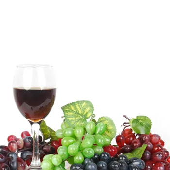 Mini Modeliavimo Vaisių 36 Vynuogių Kekės, Dirbtinių Vaisių Vynuogių Plastiko Netikras Vaisius Gyvas Namų Vestuves Sodo Puošmena