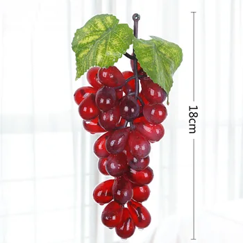 Mini Modeliavimo Vaisių 36 Vynuogių Kekės, Dirbtinių Vaisių Vynuogių Plastiko Netikras Vaisius Gyvas Namų Vestuves Sodo Puošmena