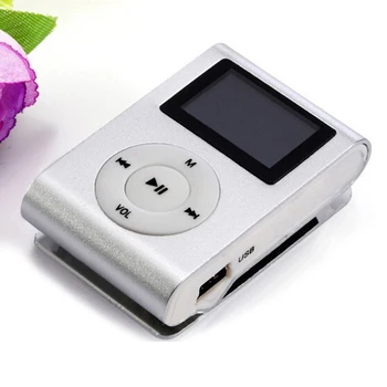 Mini Nešiojamas MP3 Muzikos Grotuvas, Mini Nešiojamas MP3 Muzikos Grotuvas Sporto Mini Mp3 Muzikos Grotuvas LCD Ekranas Parama 32GB Micro SD TF