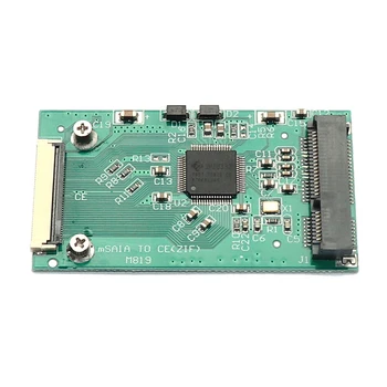 Mini PCI-E mSATA SSD į 40pin ZIF CE Kabelio Adapteris Kortelės zif msata 1.8 colių SSD adapteris, Skirtas IPOD IPAD 