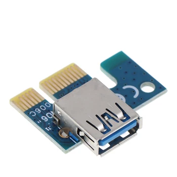 Mini PCI-E Pratęstas Linija Kortelės Adapteris USB 3.0 PCI-E 1X iki 16X Grafika ilgiklis KOMPIUTERIUI, Kompiuteris ilgiklis Tiekimo
