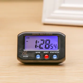 Mini Pocket Skaitmeninis Laikrodis-Žadintuvas Portable LED Laikrodžiai Atgalinės atskaitos Laikmatis Chronometras Elektroninių Stalo Laikrodis Su Atidėjimo Apšvietimas