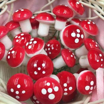 Mini Raudona, Grybų, Triušių, Ančių Vėžlio Sodo Ornamentu Miniatiūrinių Augalų Vazonuose Pasakų Mikro Miniatiūros Sodo Puošmena Tiekimo