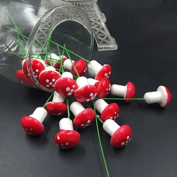 Mini Raudona, Grybų, Triušių, Ančių Vėžlio Sodo Ornamentu Miniatiūrinių Augalų Vazonuose Pasakų Mikro Miniatiūros Sodo Puošmena Tiekimo