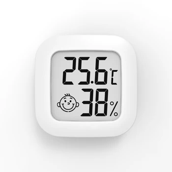 Mini Skaitmeninis LCD Patalpų Termometras Temperatūros Jutiklis Drėgmės Matuoklis Termometras Kambario Drėgmėmačiu Gabaritas Naudoti Namuose Ir Biure