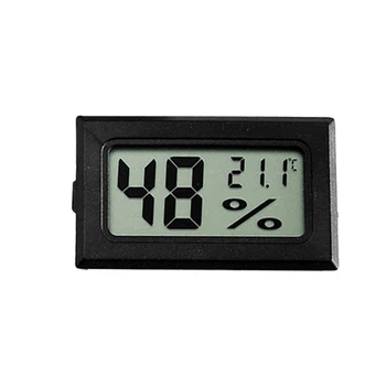 Mini Skaitmeninės Drėgmės Matuoklis Termometras su Drėgmėmačiu Jutiklis automobilių/home LCD Temperatūros Stebėjimo Ekranas