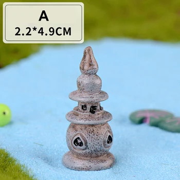 Mini Vandens Ir Tilto Miniatiūrinės Figūrėlės Amatų Pasakų Sodo Gnome Moss Terariumai Dovana 