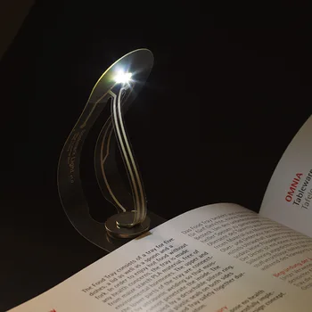 Mini Žymą su Lempa Led Šviesos Skaitymui Knyga Žymą Lempa Kūrybos Nešiojamų Mažas Naktį Šviesos Mokytojai Dovanos