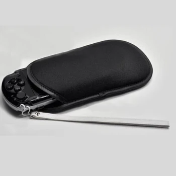 Minkšta Šluoste, Apsauginiai Saugojimo Nešiojimo Maišelis Maišelis Atveju+rankos riešo virvelę Sony PlayStation Portable PSP 1000 2000 3000
