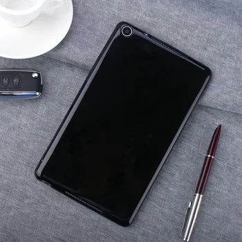 Minkštas Aišku Tablet Silicio Padengti Huawei MediaPad M5 Lite 8 8.0 JDN2-W09 JDN2-AL00 Atveju Coque Funda Apsauginį kiautą Juoda