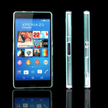 Minkštas Skaidrios TPU Padengti Aišku, Crystal Atveju Apsauginį kiautą Sony Xperia Z Z1 Z2 Z3 Z3 Z4 Z5 Kompaktiškas X XA XP XZ Priemoka