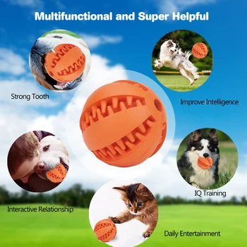 Minkštas Šunelis Žaislas Gumos Šuo Ball Žaislas Elastingumą Interaktyvus Toothclean Šunį Kramtyti Žaislus Šuniukas Mažas Vidutinis Didelis Šunų, Naminių Reikmenys