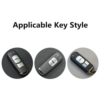 Minkštos TPU klavišą atveju už automobilio raktas padengti Mazda 3/6 Axela Atenza CX-5 automobilių aksesuarų, interjero auto produktų automobilio salono keychain